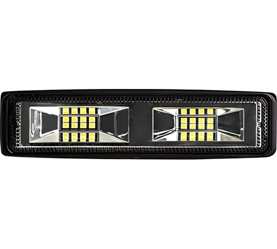 Фара светодиодная прямоугольнаяAIRLINE 16LED, направленный свет, 16Вт, 158x44x40мм, 12/24В, PLUS ALED136 1