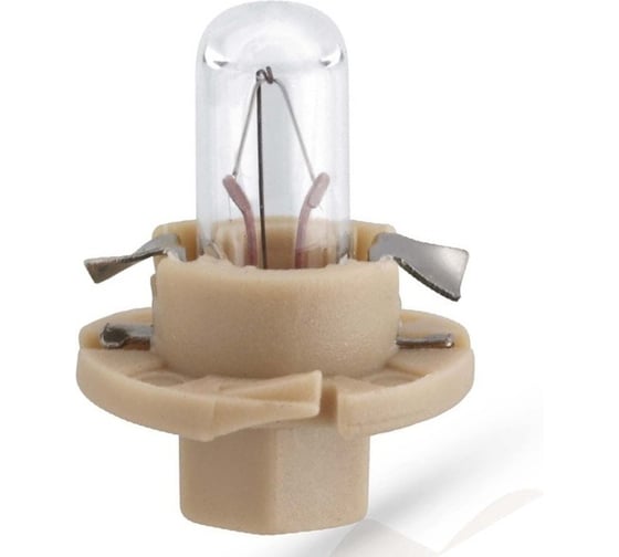Лампа PHILIPS 10шт/упаковка, BAX 1,8W (BX8,4D) Beige 12v - 12629CP 1
