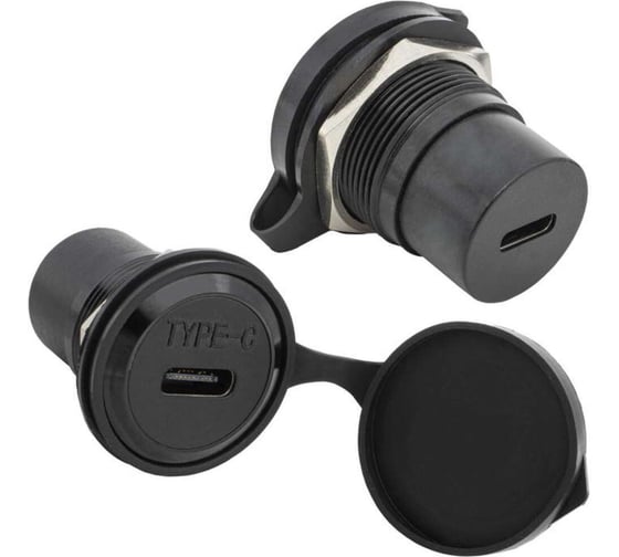 Разъём USB RUICHI TYPE-C F-F PN cap 124493 1