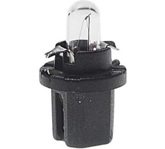 Лампа PHILIPS 10шт/упаковка, BAX1.2W (BAX8.5d/2) с черным патроном 12v - 12598CP 1