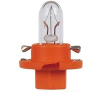 Лампа PHILIPS 10шт/упаковка, BAX1.1W (BX8.4d) с оранжевым патроном 12v - 12624CP