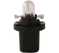 Лампа PHILIPS 10шт/упаковка, BAX1.2W (BAX8.3s/1.35) с черным патроном 12v - 12597CP