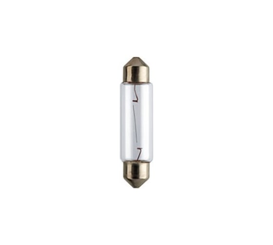 Лампа PHILIPS 10шт/упаковка, C5W 5W (SV8.5) 43мм 12v - 12864CP 1