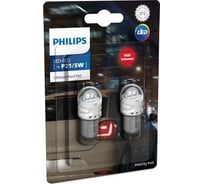 Лампа PHILIPS P21/5W 1,75/0,8W (BAY15d) 2800K Ultinon Pro3100 SI, блистер, 2шт, RED 11499RU31B2