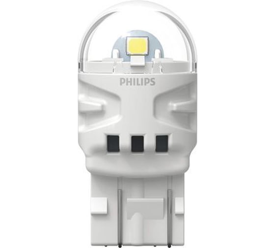 Лампа PHILIPS W21W, 1.75W, W3x16d, 6000K Ultinon Pro3100 SI, блистер, 2шт, WHITE 11065CU31B2 1