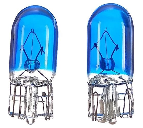 Галогенная лампа Cartage BLUE T10 W5W, 5 Вт, 12 В, 2 шт. 5112569