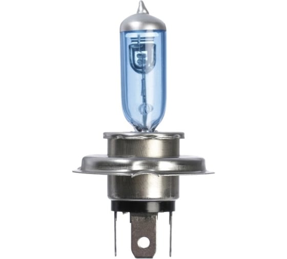 Галогенная лампа Cartage Cool Blue P43t, H4, 60/55 Вт +30%, 12 В, 2 шт. 3850890