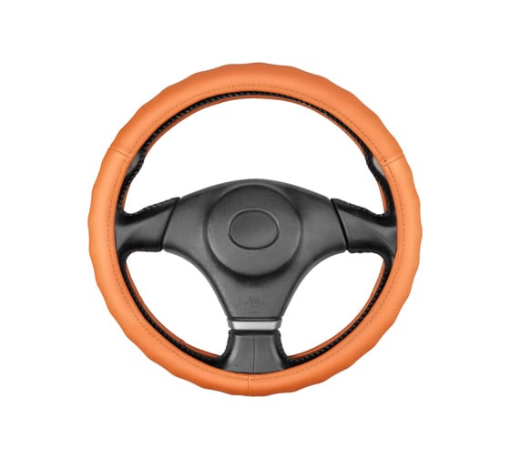 Оплетка кожаная SKYWAY M (37-39 см) Base Gorilla-2 Коричневая S01102559 1