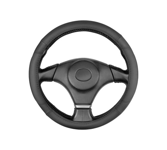 Оплетка кожаная SKYWAY M (37-39 см) Design Gorilla-4 Черная S01102562 1