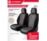 Накидки AUTOPROFI Designo, 2 шт, на передние сиденья, стёганая алькантара + эко-кожа, чёрн./т.серый DES-600 BK/D.GY 2