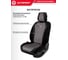 Накидки AUTOPROFI Designo, 2 шт, на передние сиденья, стёганая алькантара + эко-кожа, чёрн./т.серый DES-600 BK/D.GY 4