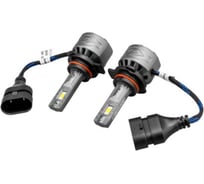 Автолампа SKYWAY диод HIR2 (9012) 12V 56W 5600Лм вентилятор ДРАЙВ 6000К Белая коробка комп.2шт S08201648