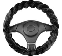 Оплетка SKYWAY искусственный мех M (37-39 см) Arctic-10 Черная S01107044