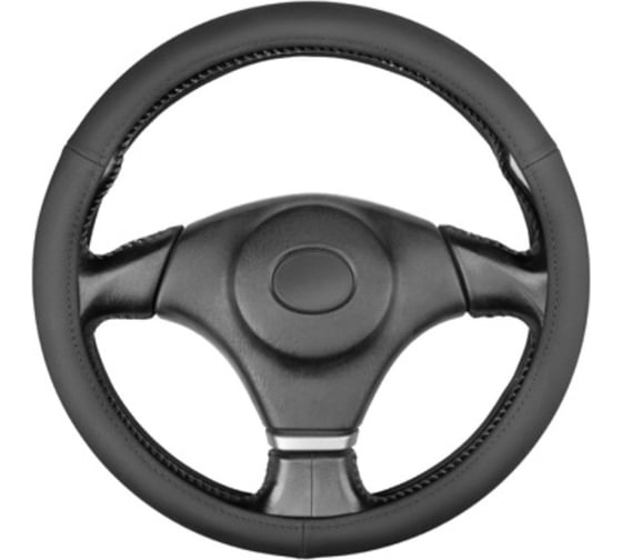 Оплетка SKYWAY кожаная 3XL (47-49 см) Base Gorilla-1 Черная S01102547 1