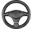 Оплетка SKYWAY кожаная L (39-41 см) Design Gorilla-5 Черная, красная строчка S01102566 1