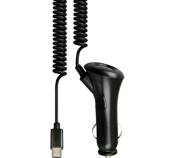 Зарядное устройство от прикуривателя Interstep microUSB 5Вт 74819