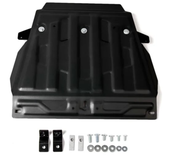 Защита двигателя + комплект крепежа Rival Алюминий 6мм (часть 1) для Toyota LC200 V- 5.7 (2007-2021)/ Lexus LX V- 5.7 (2007-2021) 333.5713.3.6 1