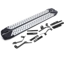 Порог-площадка Rival Bmw-Style D180AL + Комплект крепежа к порогам Москвич 3;2022-;1,5;FWD;МКПП;Москвич 3;2022-;1,5;FWD;CVT;JAC JS4;2022-;1,5;FWD; D180AL.9204.1