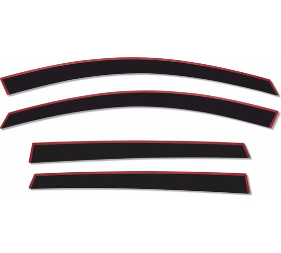 Дефлекторы окон Defly 2D Haval M6, 2021-н.в., комплект 4 шт 2DHav005 1