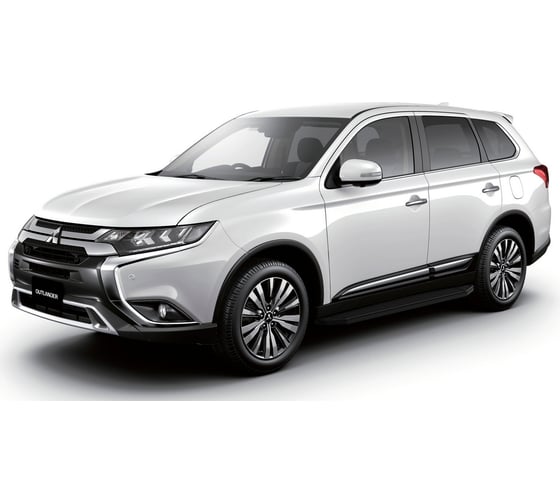 Пороги на автомобиль Rival Premium-Black для Citroen C4 Aircross 2012-2016 г.в./C-Crosser 2007-2013 г.в./Mitsubishi ASX 2010-2019 г.в./Outlander XL 2005-2012/Outlander III 2012-2018 2018-н.в., 173 см, 2 шт., алюминий A173ALB.4005.1