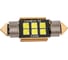 Автолампа SKYWAY диод T11(C5W) 12V 6SMD диодов 1-конт. 36мм, с обманкой Белая S08201478 3