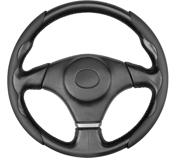 Накладки на руль SKYWAY экокожа с перфорацией Base Черные комплект 2шт. S01111002 1