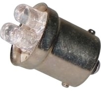 Лампа VOLTON светодиодная, T15, BA15S, 24 В, 21 Вт, 3 LED, для поворотника/задних фонарей, красный VLTC008-24R