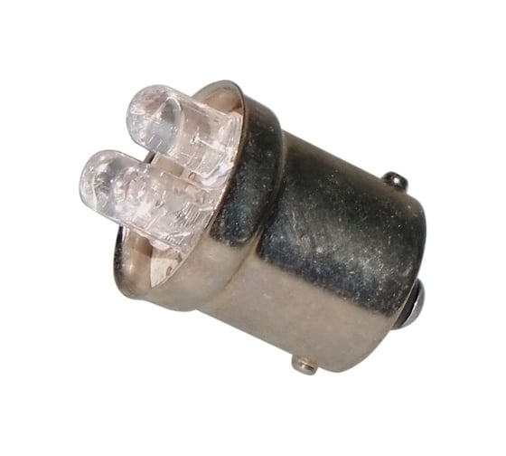 Лампа VOLTON светодиодная, T15, BA15S, 24 В, 21 Вт, 3 LED, для поворотника/задних фонарей, красный VLTC008-24R