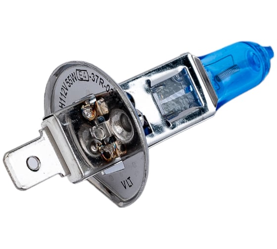 Лампа VOLTON галогенная, H1, 12 В, 55 Вт, P14.5s, +30% VLT1301U