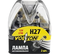 Лампа VOLTON галогенная, H27, 12 В, 27 Вт, 1-880, 2 шт. VLT0271