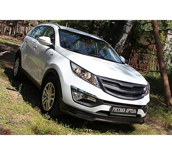 Тюнинг-обвес переднего бампера Русская Артель Вариант 1 для KIA Sportage 2010- г.в. TOKS-017100