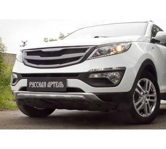 Тюнинг-обвес переднего бампера Русская Артель Вариант 2 для KIA Sportage 2014-2015 г.в. TOKS-028101