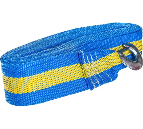 Буксировочный трос BASTCLUTCH 15 т, лента, 2 крюка, 5 м, усиленные BC-632
