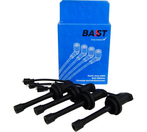 Провода BASTCLUTCH в/в для ГАЗ 3302, 3110 дв. 406 с наконеч., силикон, комплект BC-114S 1