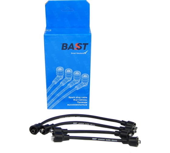 Провода BASTCLUTCH в/в для ГАЗ 3302/3110 дв. 406 без наконеч., силикон, комплект BC-113S