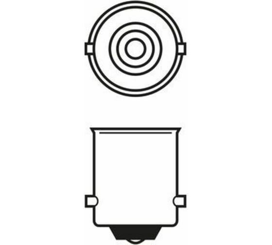 Лампа BOSCH 24 В, R10W, 10 Вт, 1 шт. 1 987 302 505