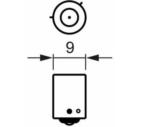 Лампа BOSCH 24 В, H21W, 21 Вт, BAY9s, Trucklight, 1 шт. 1 987 302 533