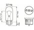 Лампа BOSCH 12 В, W3W, 3 Вт, W2.1x9.5d, 1 шт. 1 987 302 818 4