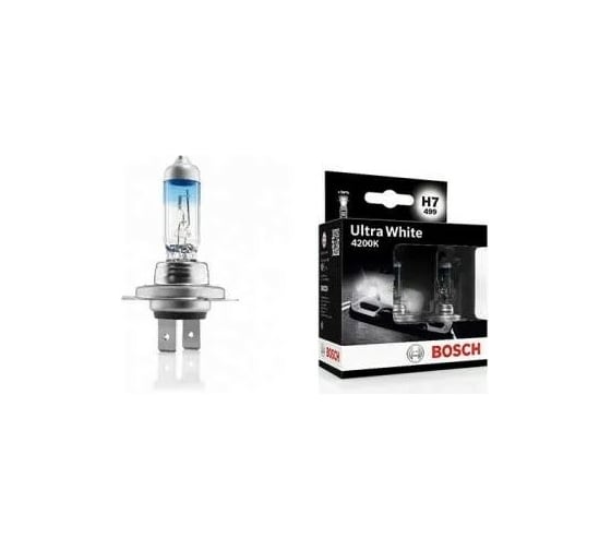 Лампа BOSCH 12 В, H7, 55 Вт, ULTRA WHITE, 2 шт. 1 987 301 182