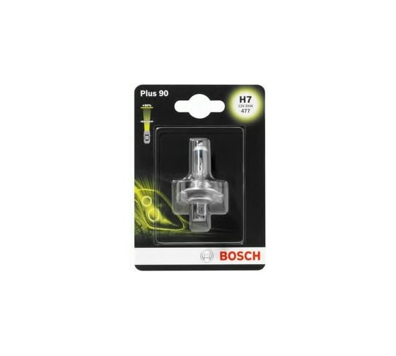 Лампа BOSCH 12 В, H7, 55 Вт, PLUS 90, 1 шт. 1 987 301 078