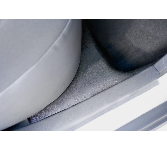 Накладки на ковролин порогов задних дверей Русская Артель 2 шт Nissan Almera 2014- NN-159222 1