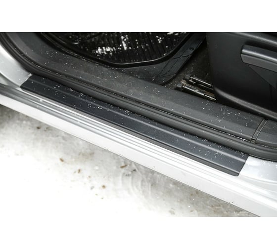 Накладки на пороги передних дверей Русская Артель 2 шт Nissan Qashqai 2006-2010 NNQ-008812