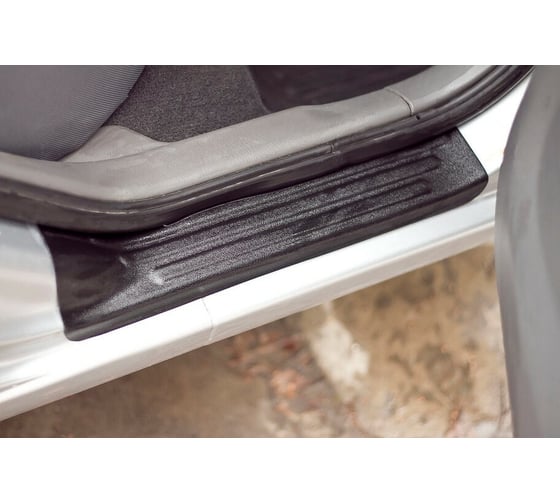 Накладки на пороги передних дверей Русская Артель 2 шт Nissan Almera N16 2003-2006 NNAC-050112