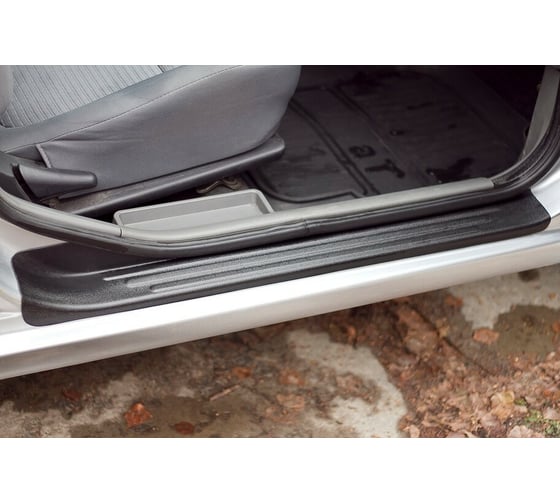 Накладки на пороги передних дверей Русская Артель 2 шт Nissan Almera N16 2003-2006 NNAC-050112