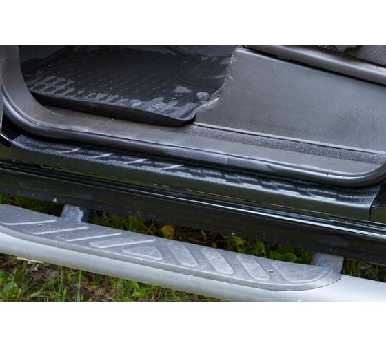 Накладки на пороги Русская Артель 2 шт Nissan Navara 2011-2015 NN-156022 1