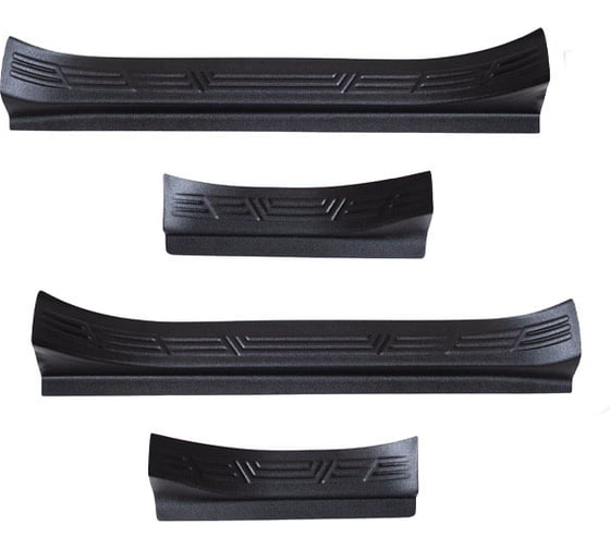 Накладки на пороги Русская Артель 4 шт Chevrolet Aveo седан 2011-2015 N-203402