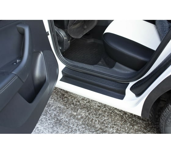 Накладки на пороги Русская Артель Skoda Rapid лифтбек 2020- N-200702