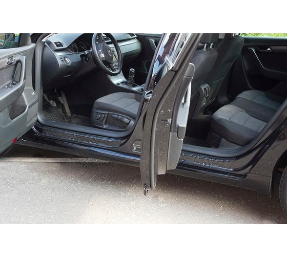 Накладки на пороги Русская Артель 2 шт Volkswagen Passat В7 седан 2011-2015 NV-153022