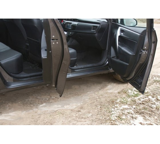Накладки на пороги Русская Артель Toyota Corolla седан 2012-2015 NT-155102