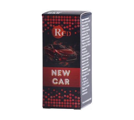 Ароматизатор RED NEW CAR бочонок, стекло, с деревянной крышкой, 5 мл R2405